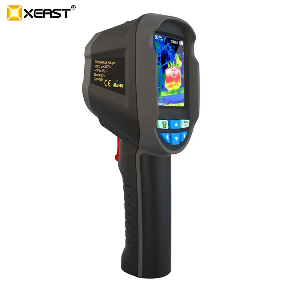 Инфракрасный термометр портативная тепловизионная камера HT04 220*160 2020|handheld thermal