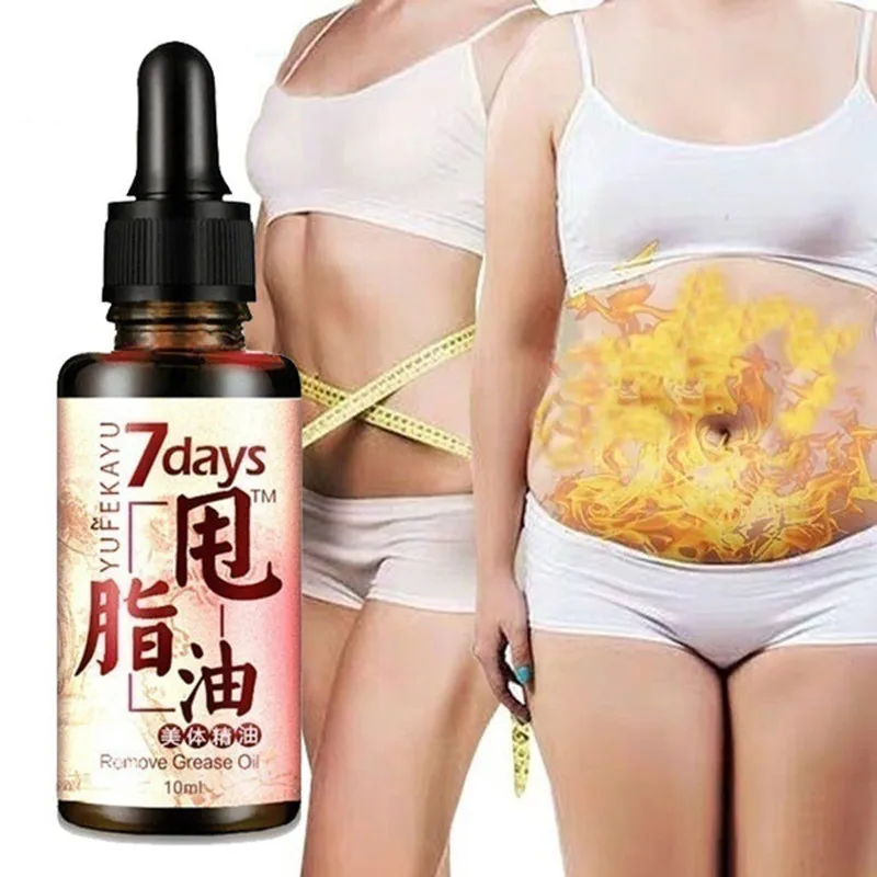 10ml Body Fat Loss Massage Dissolve Essential Oil Weight Promote Burn Thin Waist Slimming Treatment |