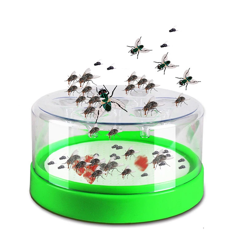 

Automatic Fly Trap Catcher Plastic Device No Nelectric Insect Fly Catcher Trap Flies Pest Control Indoor Caught Fly Killer Flies
