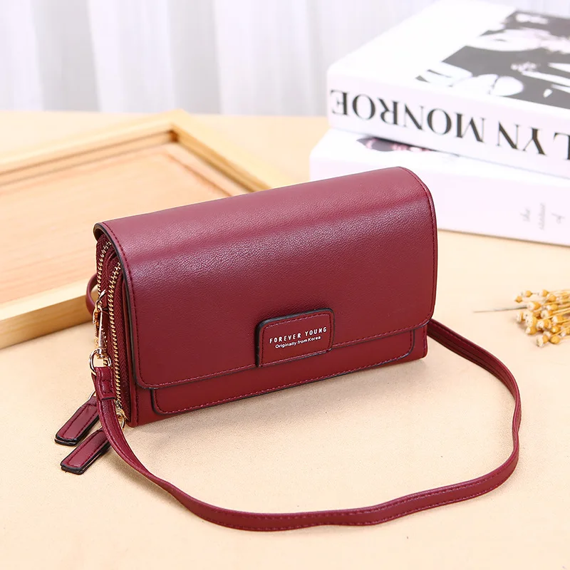

Ladies Korean Multi-card Wallets Large Capacity Casual Single Shoulder Bags Mobile Phone Money Cash Luxury Classic Generous Bags