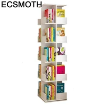 

Furniture Kid Bookshelf Shabby Industrial Decor Estanteria Madera Rotatable Rotate Rack Bookcase Librero Modern Book Shelf Case