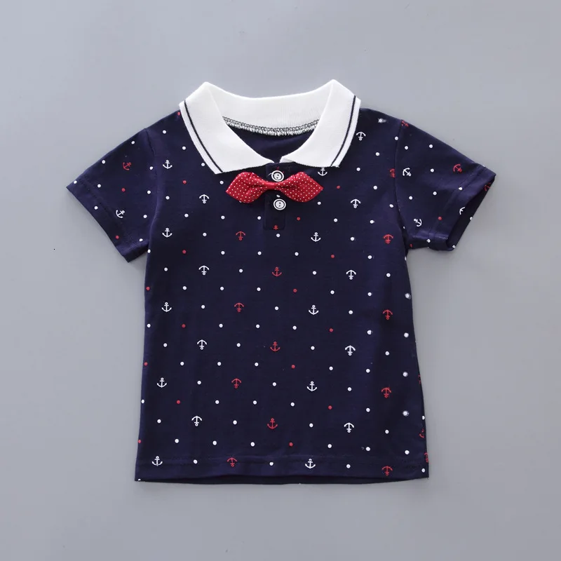 Комплект одежды для мальчиков, новинка года, летняя детская одежда комплект из двух предметов в полоску с бантом для маленьких мальчиков возрастом от 1 года до 4 лет