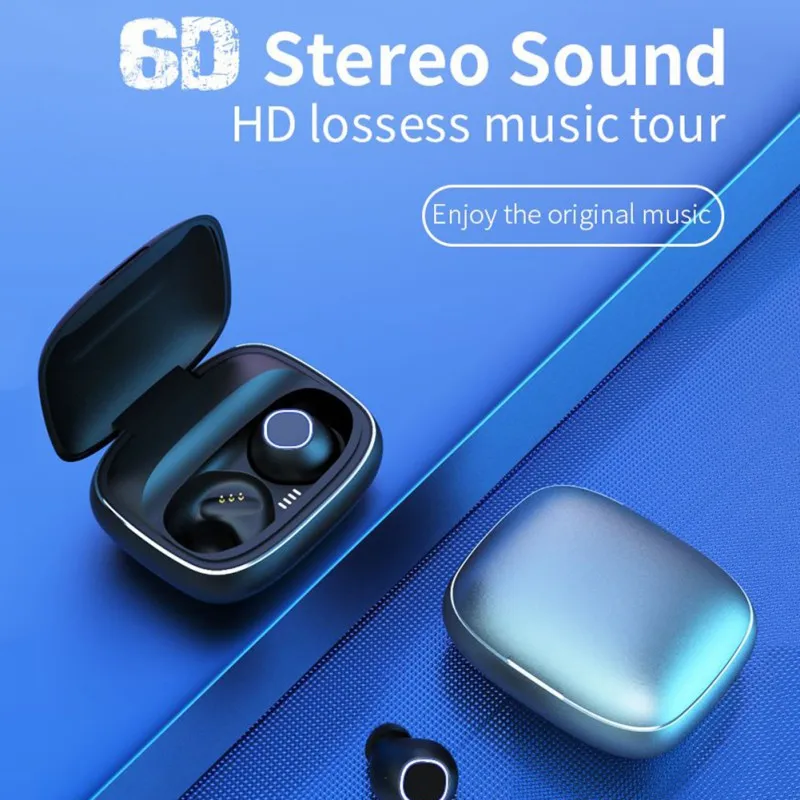 Новые наушники-вкладыши для Bluetooth 5,0, Смарт шумоподавление спортивные наушники гарнитура аксессуары