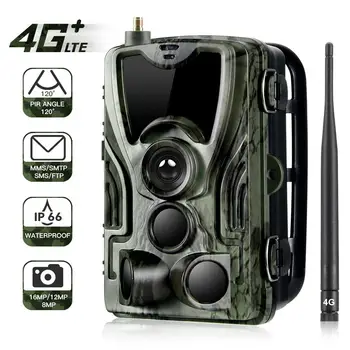 

Trail Cameras 4G Night Vision Hunting Camera SMS / MMS / SMTP 16MP HD 1080P Wildlife Camera Hunting Camera