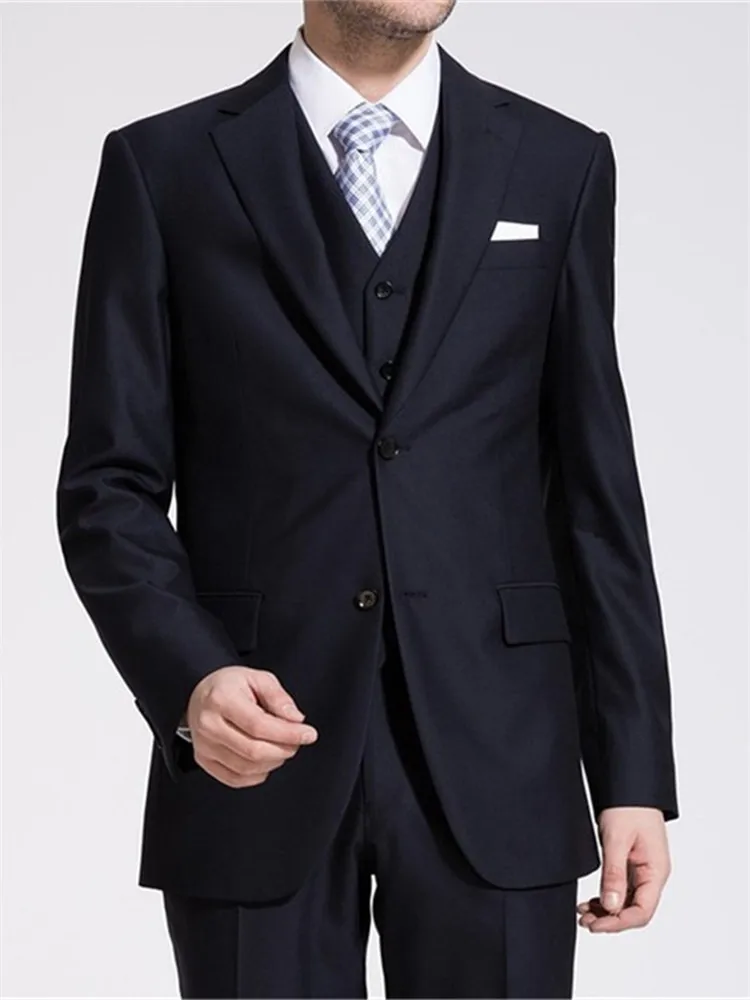 Классический мужской костюм смокинг Noivo Terno Slim Fit Easculino вечерние костюмы для мужчин смокинги на заказ женихи Нотч лацканы два
