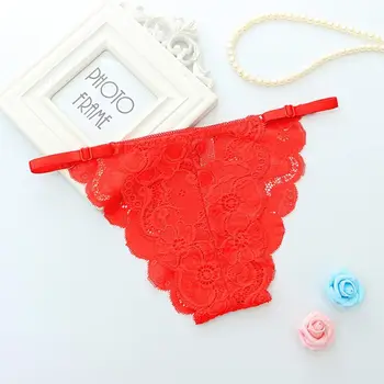 

Summer Hot Female G String Sexy Lace Underwear See Through Panties Seamless Lingerie Women's Briefs Intimates