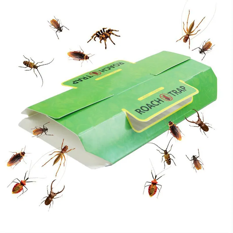 

Indoor Cockroach Kill Board Sticky Non Toxic Kitchen Roach Pest Trap Bait VJ-Drop
