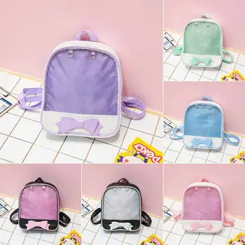 

Kids Backpack Clear Ita Bag Transparent Itabag Pin Display Backpack School Bags Delicate Comfortable Fashion Simplicity Casual