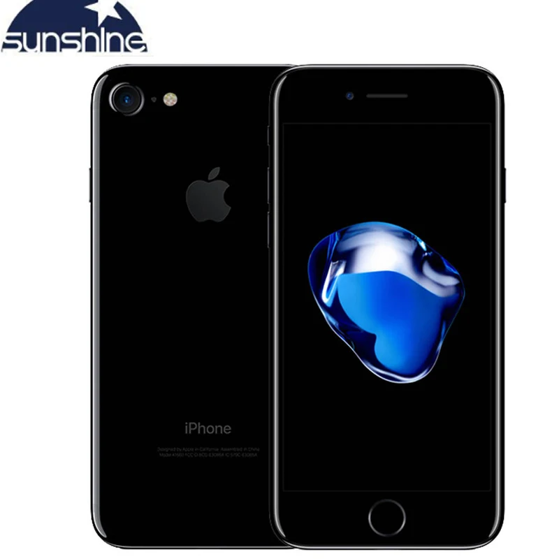 Unlocked Original Apple iPhone 7 Plus / iPhone 7 4G Fingerprint phone Quad-core Mobile phone 12.0MP camera 32G/128G/256G Rom IOS