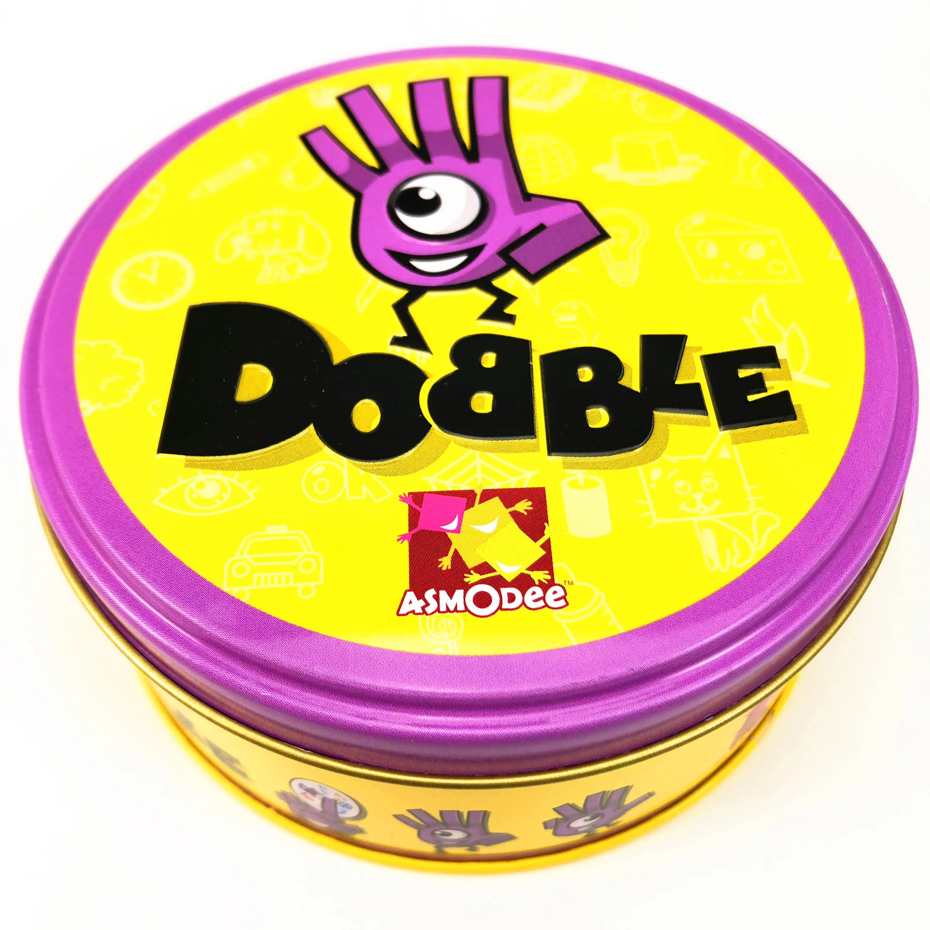 Spot it and dobble карточная игра настольная игра для Dobbles Kids Spot Cards It Go Camping Metal Tin Box SHALOM Basic английские игрушки|Карточные игры| | АлиЭкспресс
