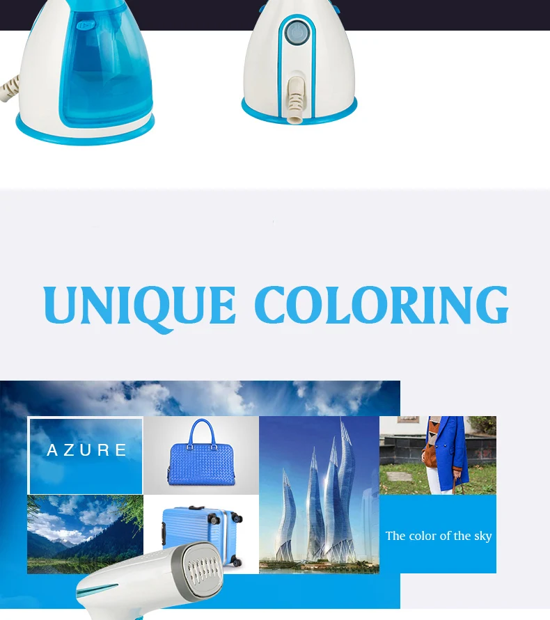 saengQ Steam Iron Garment Steamer Handheld Fabric 1500W Travel Vertical 280ml Mini Portable Home Travelling For Clothes Ironing