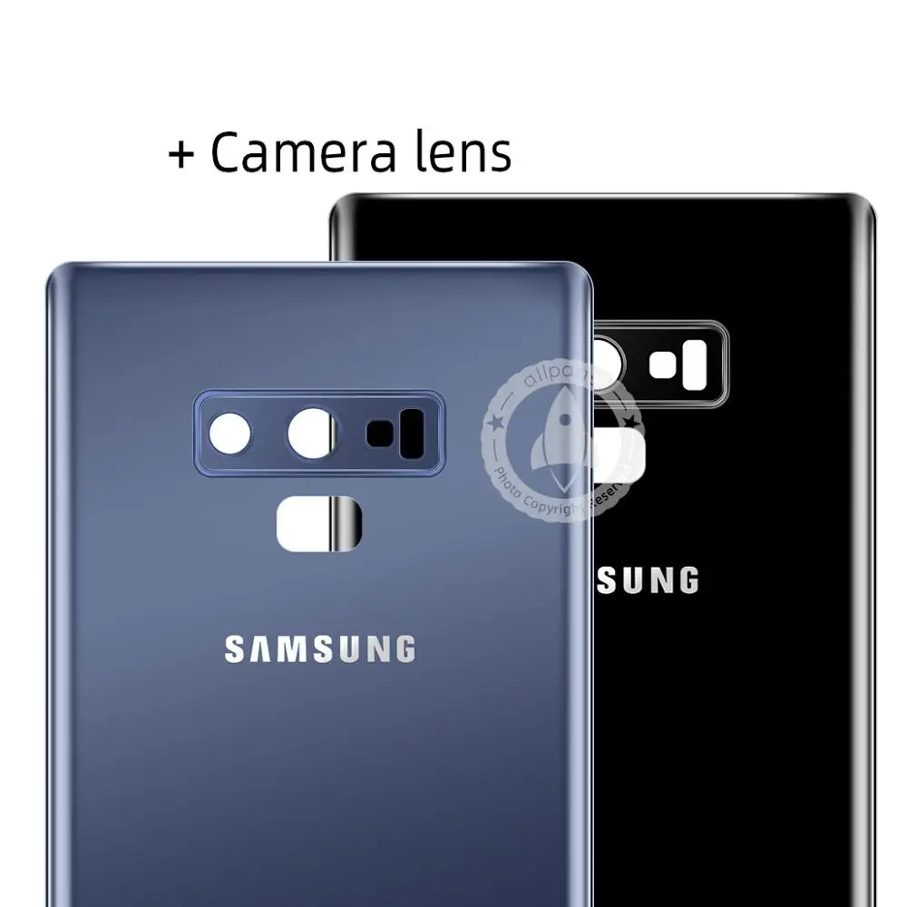 samsung Galaxy note 9, Note9, задняя крышка, чехол для батареи, задняя крышка корпуса, стекло, запасная крышка для Galaxy note 9