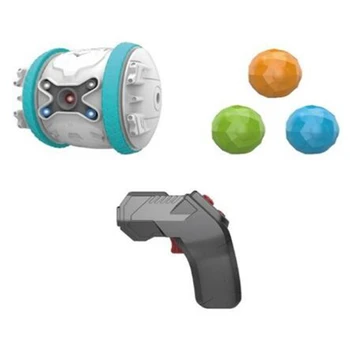 

Rechargeable Electric Rolling Pet Toy Dog Rolling Ball with Remote Jumping Ball Interactive Moving Smart Robot Toys for Dogs