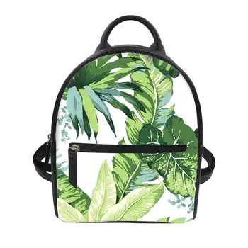 

2020 latest custom plant printing youth backpack children's school bag men and women laptop travel backpack gift