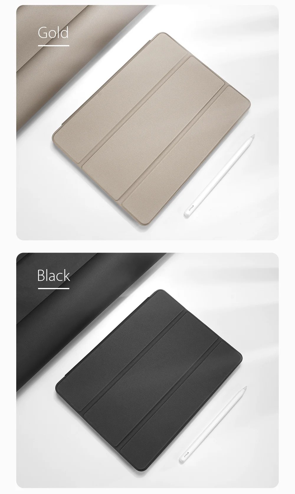 Гладкий Чехол из искусственной кожи для Apple iPad 10,2, мягкий силиконовый умный флип-чехол для Apple iPad 7th Gen 10,2