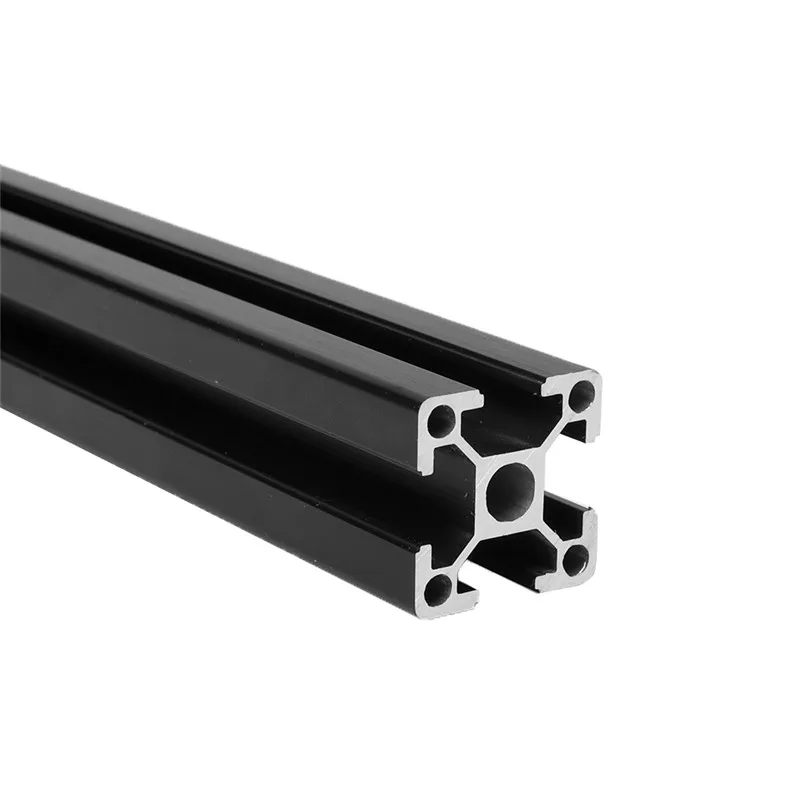 Compra Extrusiones de aluminio con ranura en T, marco de perfiles de aluminio para máquina de grabado láser CNC, negro, 100-1200mm, 2020 GmJ9LeBbd