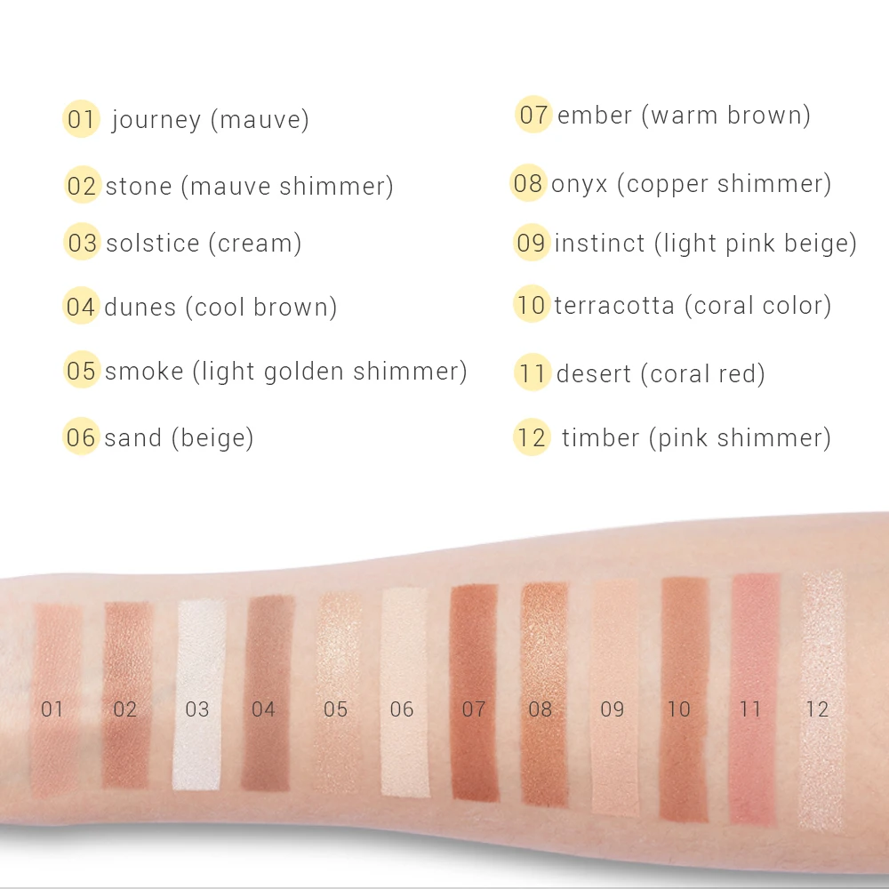  Jessup 2019 New Professional Palette Eyeshadow Matte Glitter Natural Brighten Easy to Wear Powder E