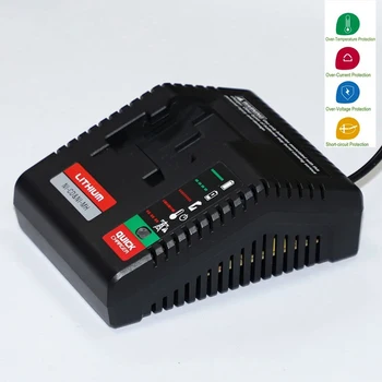 

Hot PCMVC PCLMVC PCXMVC Li-ion nickel-cadmium Battery Charger For Porter Cable Stanley 18V PC18B-2 PC18BLX PC18BLX PC489N