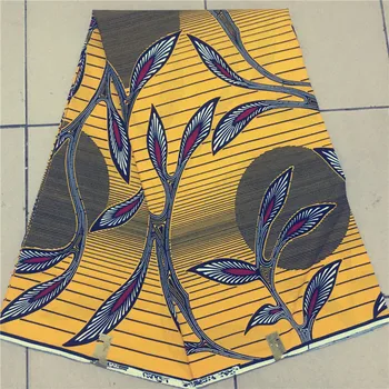 

2020 Newest designYards Veritable African Wax Fabric 100% Cotton Good Ankara wax Patchwork Sewing For Party Dress