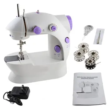

WINOMO Mini Sewing Machine 2-Speed Portable Sewing Machine With Light And Cutter With US/EU Plug