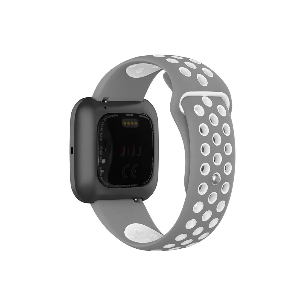 Ouhaobin 23 мм спортивный ремешок сменный ремешок для fitbit Versa 2 дышащий полый сменный ремешок для смарт-часов 923#2