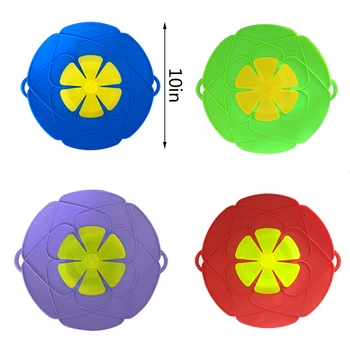 

Silicone Lid Spill Stopper Cover For Pot Pan Kitchen Accessories Cooking Tools Flower Cookware Home Kitchen Accessories Gadgets