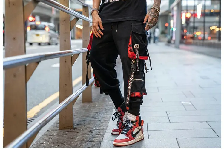 calças de pista calças masculinas moletom streetwear
