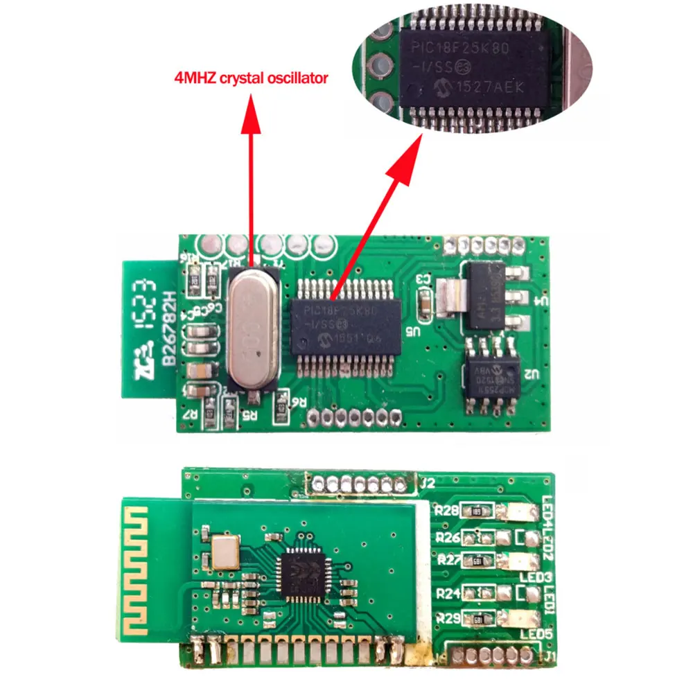 ELM 327 версия 1 5 V1.5 Супер Мини Bluetooth ELM327 с чипом PIC18F25K80 OBD2 / OBDII для Android Считыватель