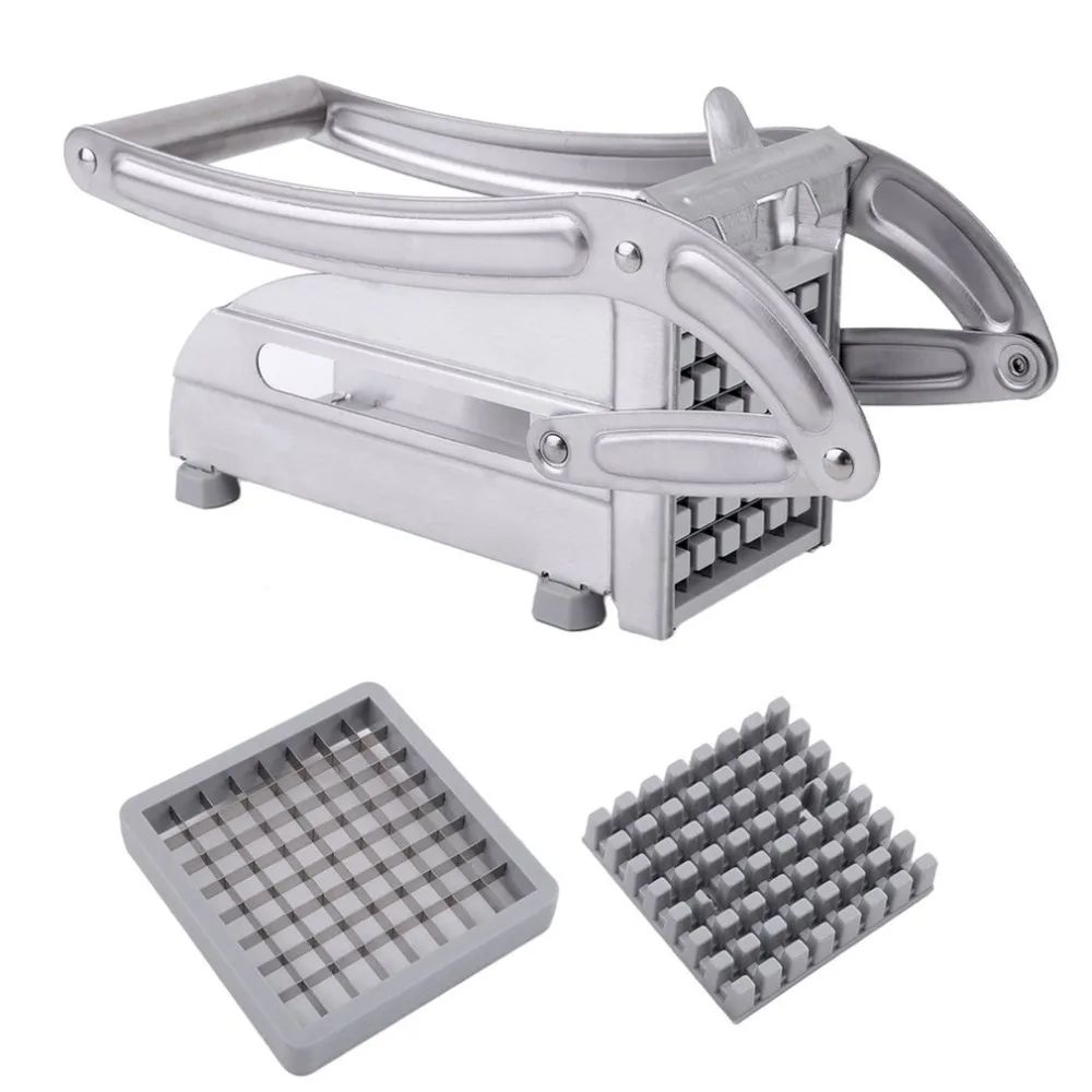 

Stainless Steel Manual French Fries Slicer Potato Chipper Chip Cutter Chopper Maker Potato Chips Making Machine