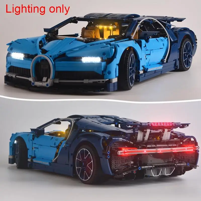 Сделай Сам световой Assemb светодиодный строительные блоки светодиодный светильник комплект для лего 42083 техническая серия гоночный автомобиль игрушки строительные блоки расходные материалы