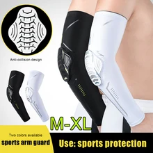 

1Pc Sports Elbow Pad Padded Bike Cycling Arm Protection Breathable Basketball Anti-collision Support Cover Protective Equipment