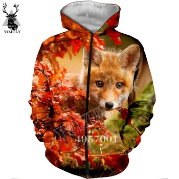 

Funny fox 3D Print Harajuku Zipper Hoodie Hooded Fashion Men Zip Coat Unisex Casual Sweatshirt Women Street wear Clothing Y610