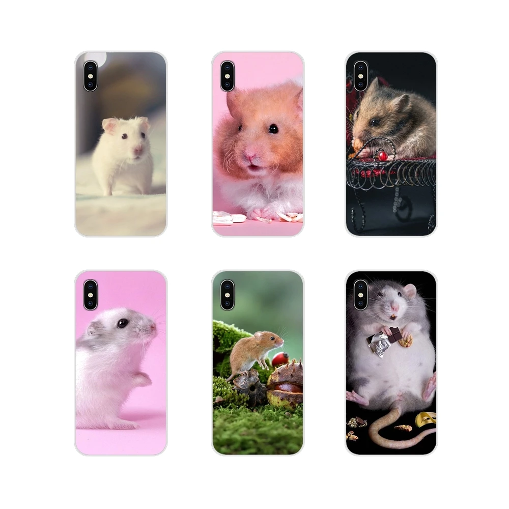 Accessories Phone Shell Covers For Huawei Mate Honor 5X 6X 7 7A 7C 8 9 10 8C 8X 20 30 Lite Pro Cute Animal Rat Eating food | Мобильные