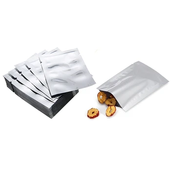 

100Pcs Aluminum Foil Mylar Bags Vacuum Sealer Food Storage Sealing Package Pouch 12X18Cm