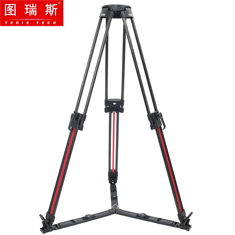 US $747.83 TRIX TSN6TQ Carbon Fiber Video Camera Tripod Kit Fluid Head Tripod Load 7KG Quick Lock Professional Tripod