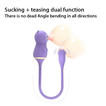 2 In 1 Sucker Vibrator Vibrating Egg Sex Toys for Women G-spot Clitoral Stimulator Nipple Sucking Vibrators Female Masturbator 3