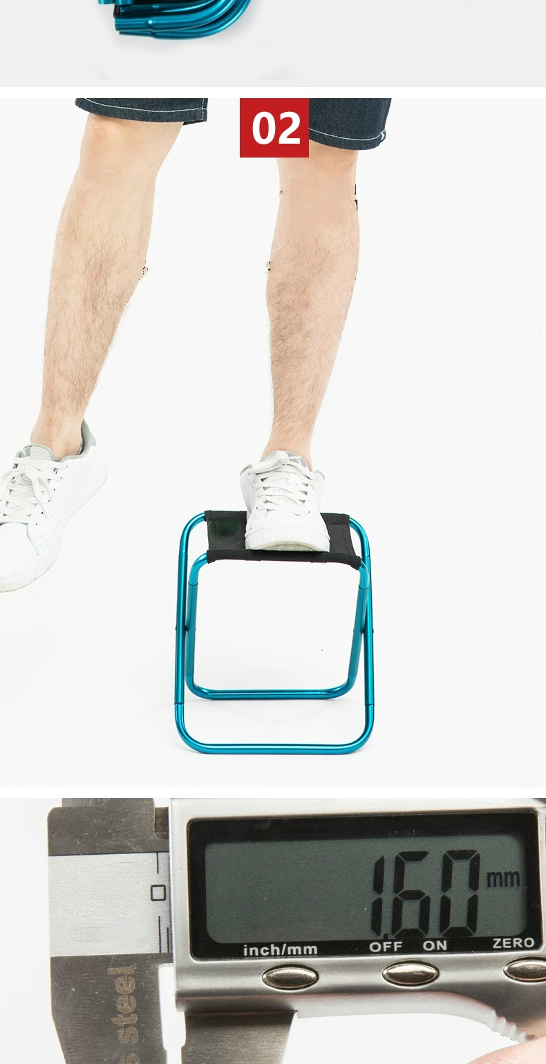 Foldable Pocket Stool, Ultra Mini, for Sitting