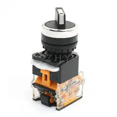 

AC15 230V/380V 5.5A Double Selector Position DPST Self Locking Rotary Switch