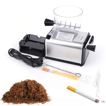 

Automatic Cigarette Maker Roller Electric Tobacco Rolling Machine with Grinder Smoke Cigarette Filling Machine Smoking DIY Tools