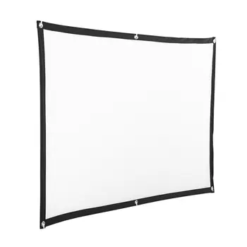 

Portable Foldable Movie Projector Screen 16:9 Projection HD Home Theater Screen for Party Meeting Public Display