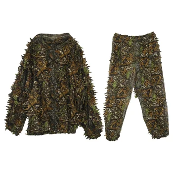 

ABGZ-3D Leaf Adults Ghillie Suit Woodland Camo/Camouflage Hunting Deer Stalking in