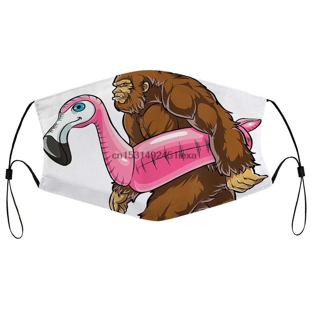 Пылезащитная маска с фильтром для вечевечерние в бассейне Bigfoot Flamingo Sasquatch Pink Float