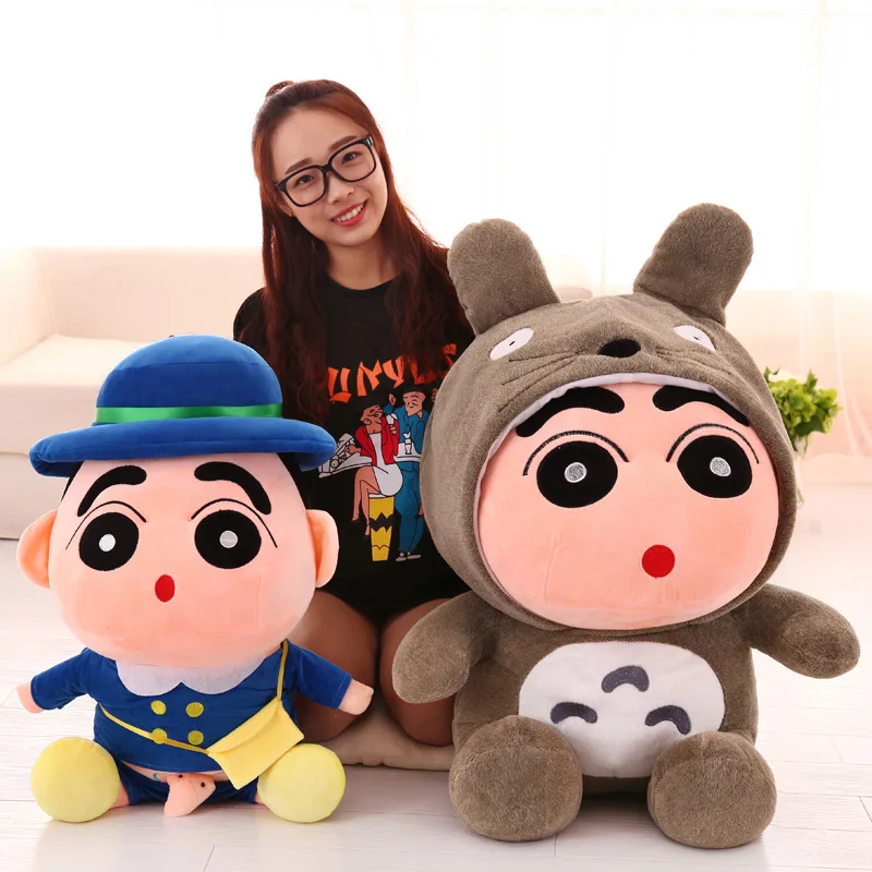 

New Style Plush Toys Crayon Xiaoxin Turning Totoro School Uniform Xiaoxin Doll Pillow Birthday Gift