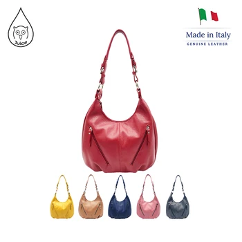 

JUICE ,made in Italy, Genuine leather, woman shoulder bag ,also with long strap, 112119