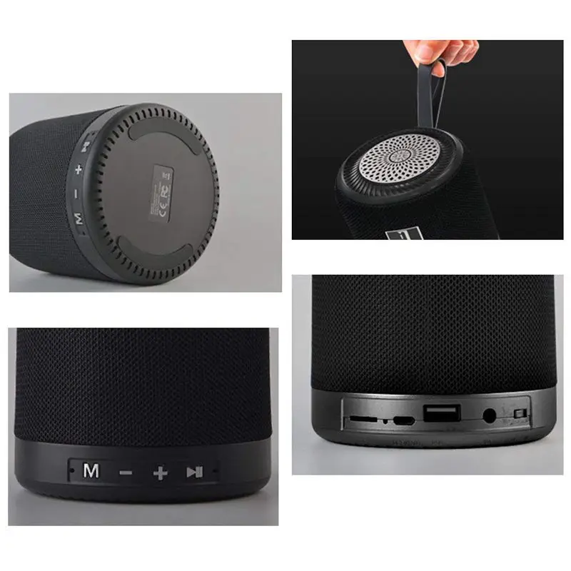Велосипедный Портативный беспроводной Bluetooth 4,2 открытый динамик с микрофоном, fm-радио, поддержка TF карты/AUX-IN