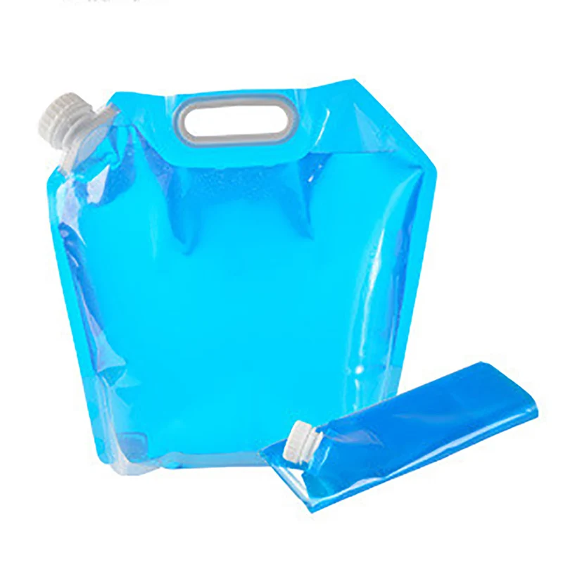 

10L outdoor portable folding water bag car 5L water storage bag camping bucket sports riding mountaineering emergency kit