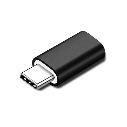 Черный Для 8Pin освещения к USB C type-C кабель с переходником для зарядного устройства Зарядка для samsung S9 S8 Plus huawei P20 Pro mate 20 10 Lite - Цвет: Черный