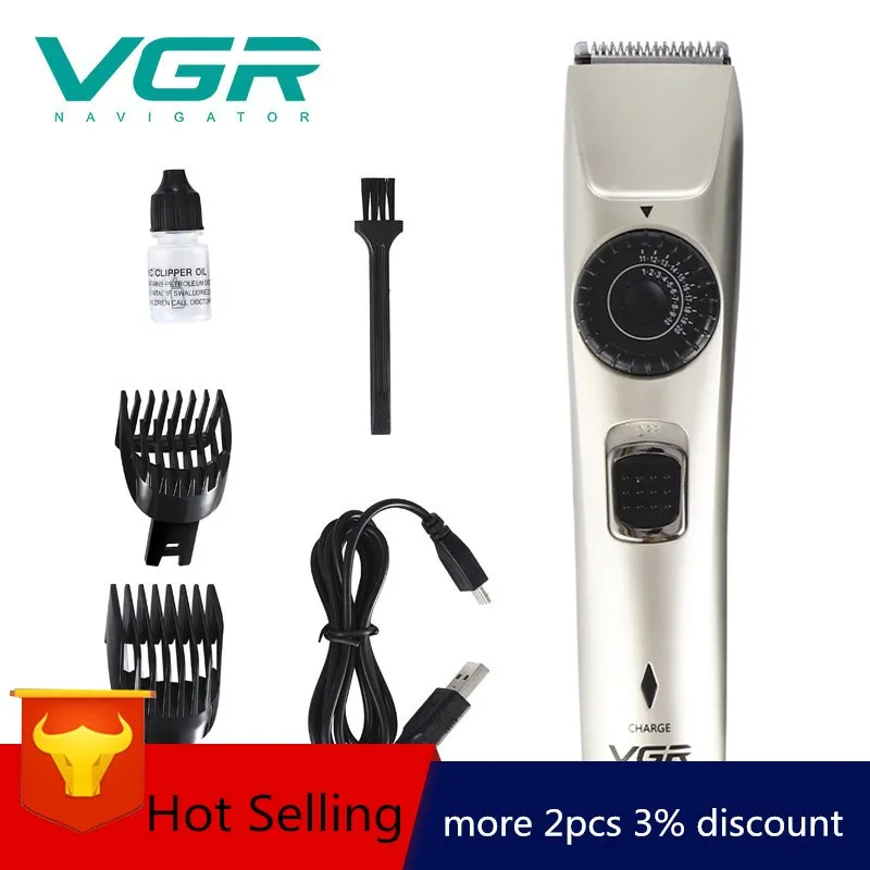 Electric Hair Clipper Rechargeable Low Noise Trimmer Cutting Machine Beard Shaver Trimer For Men Barber Shaving | Бытовая техника