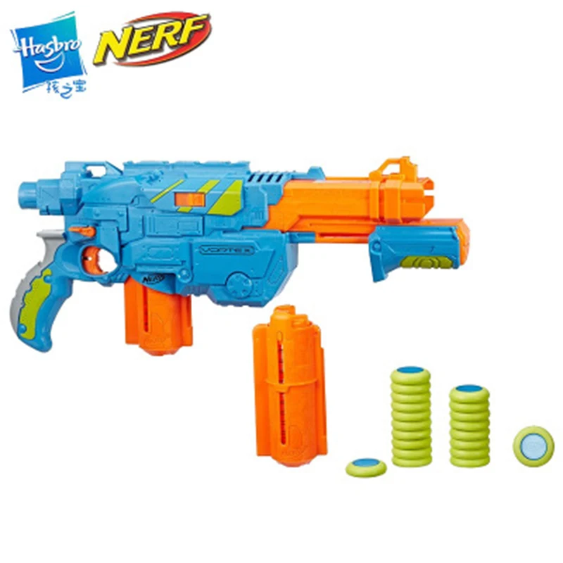 Hasbro NERF открытый Забавный спортивный супер E скоростной шутер супер пожарная пусковая установка Электрический мягкий пистолет детский игрушечный пистолет подарок