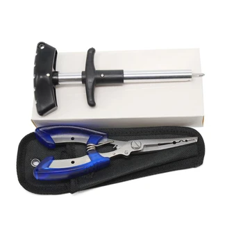 

Aluminum Alloy Fishing Pliers for Braided Line Cutter Hook Remover and Split Rings Fishing Lip Gripper